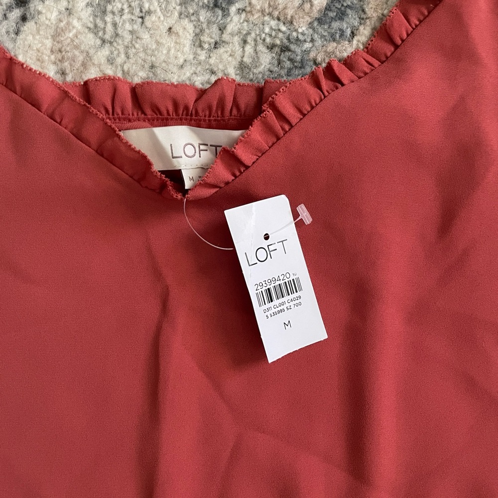 Pink Loft Ruffle Tank Top - Picture 4 of 4